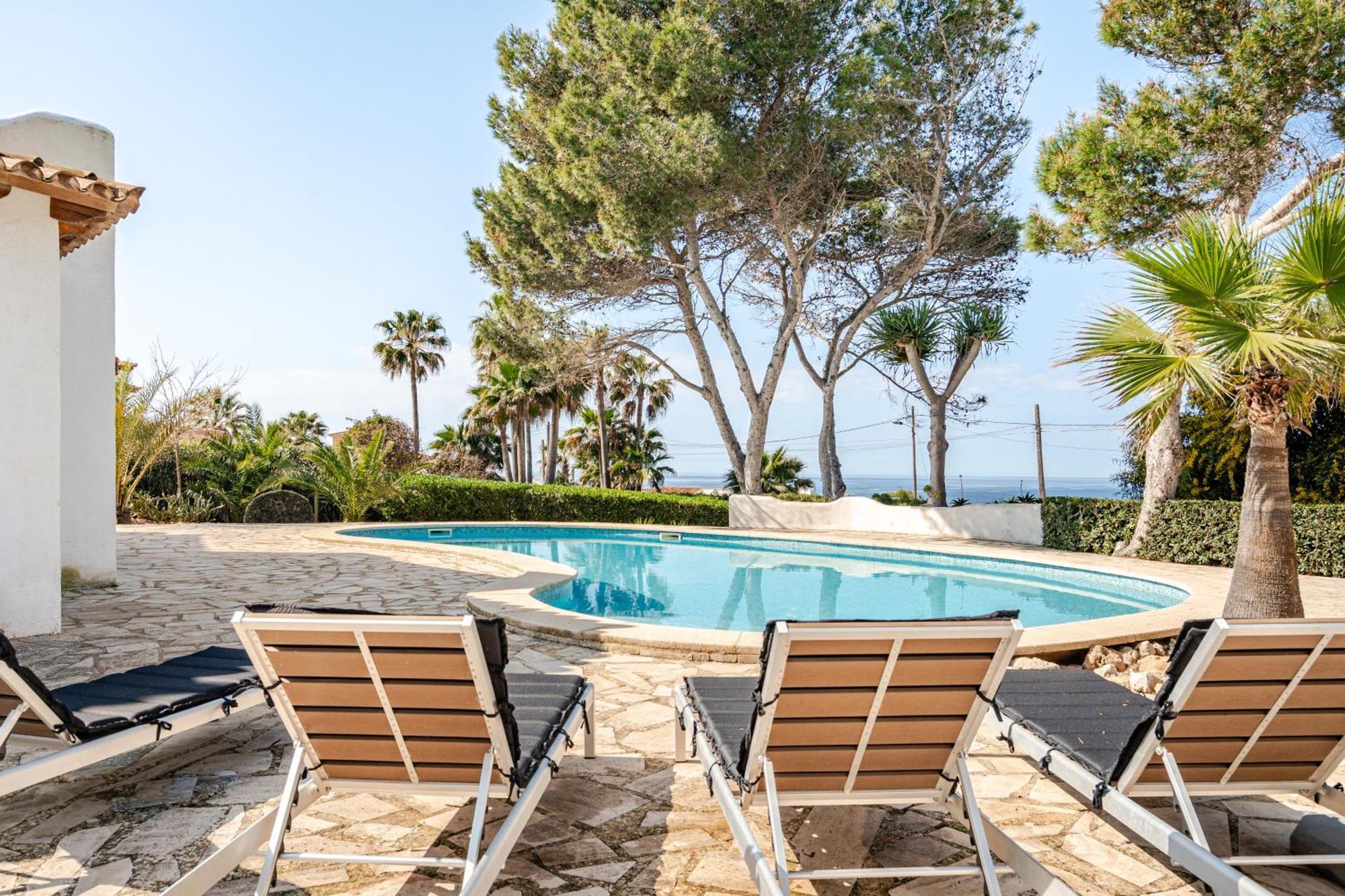 Gigantische Villa Mit Meerblick, Panoramablick & Pool-Oase Cala Pi  Εξωτερικό φωτογραφία
