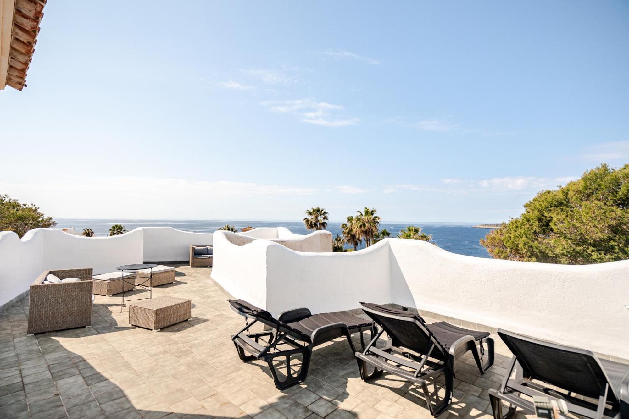 Gigantische Villa Mit Meerblick, Panoramablick & Pool-Oase Cala Pi  Εξωτερικό φωτογραφία